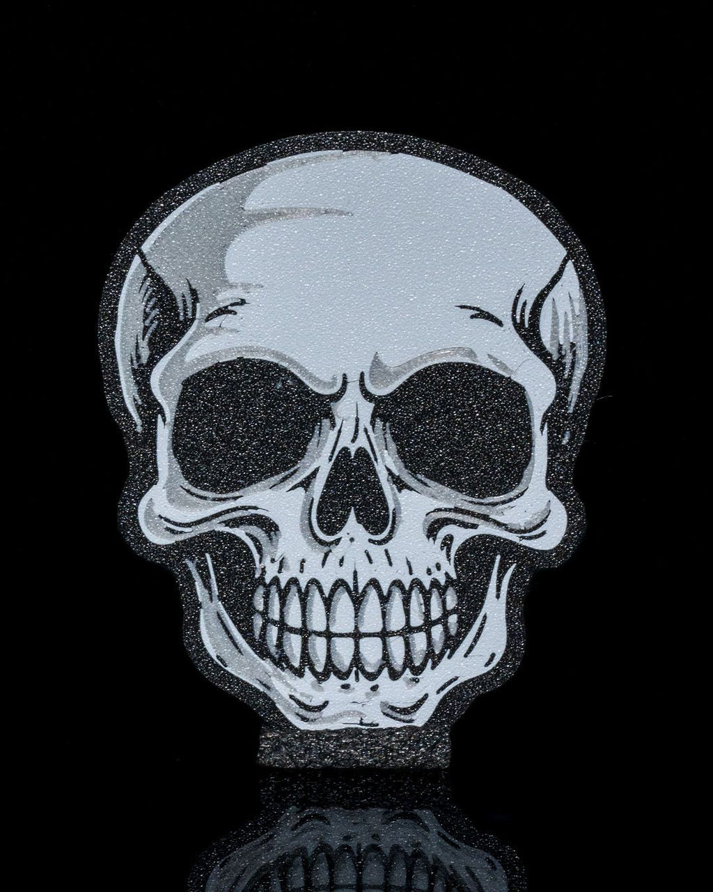 Bold Skull Coaster — halloween drinkware, view 7, 3D printed by Craft & Press