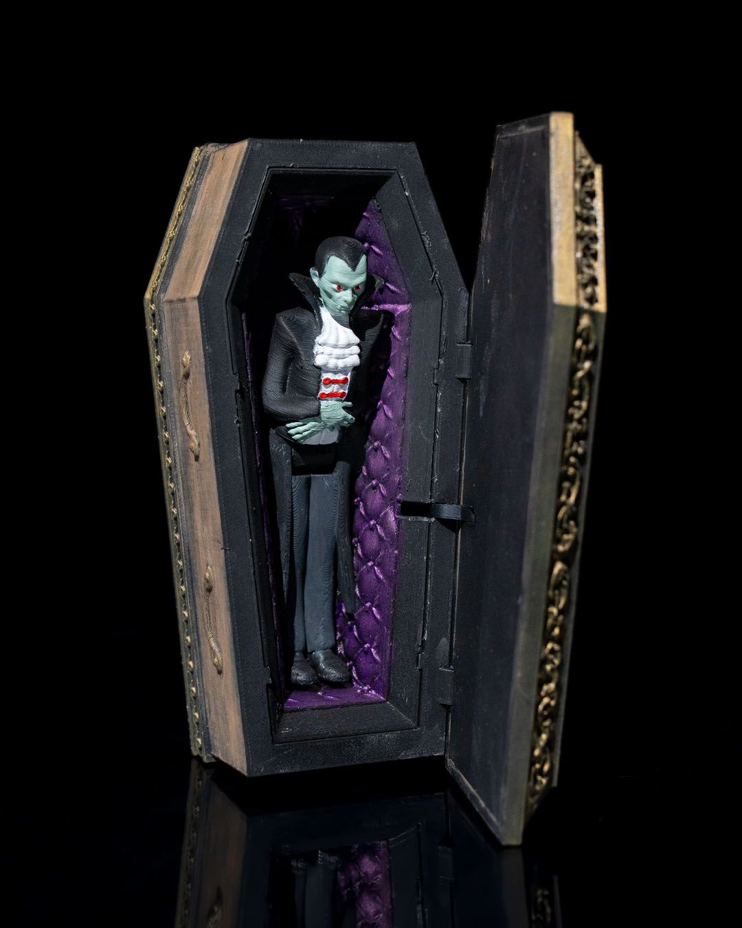 Dracula’s Slumber — halloween decor, view 7, 3D printed by Craft & Press