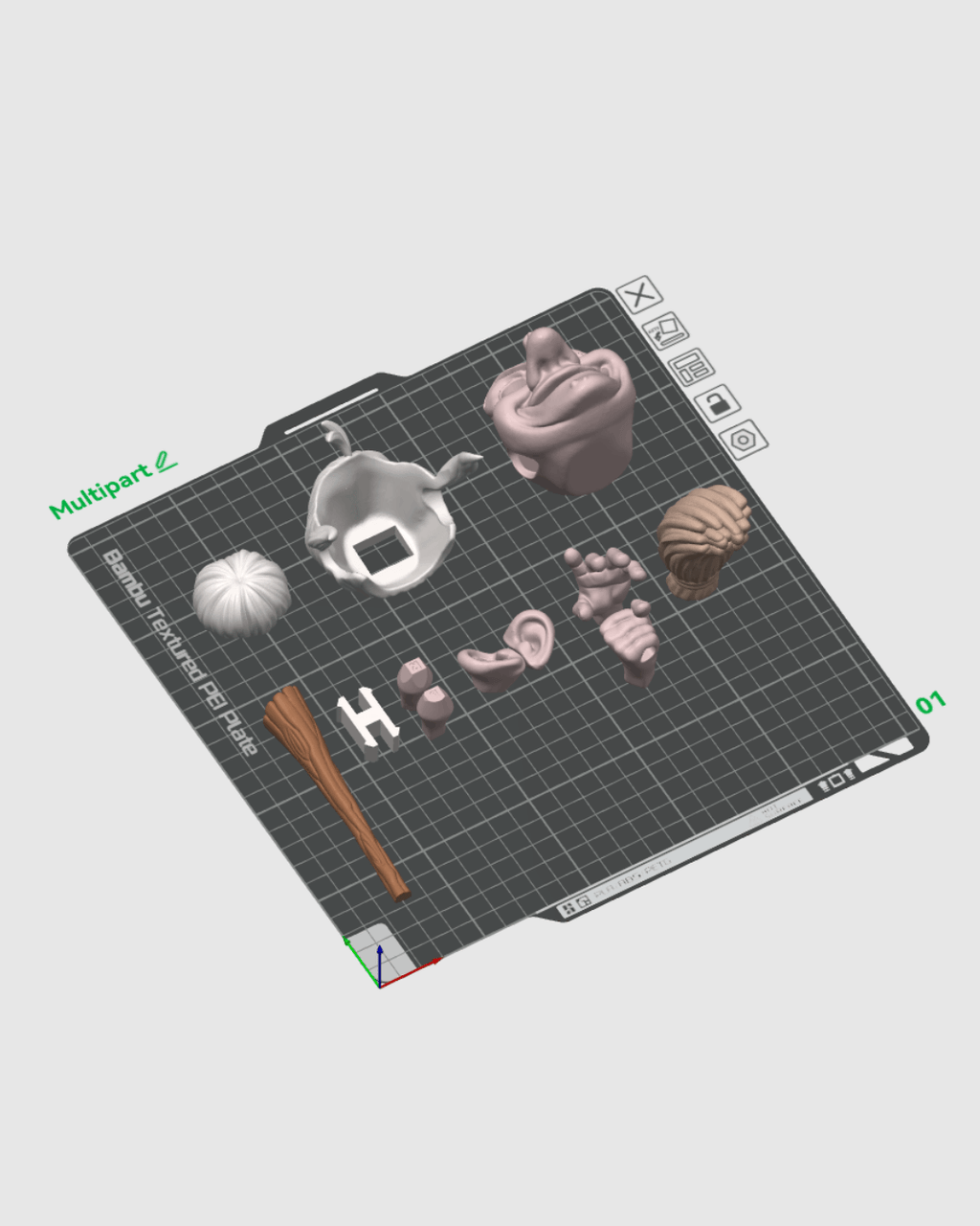 Hagatha Hex — halloween decor, view 7, 3D printed by Craft & Press