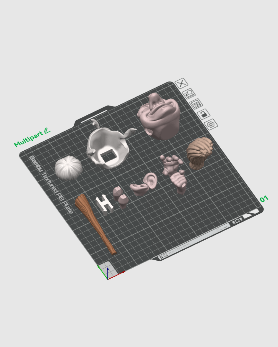 Hagatha Hex — halloween decor, view 7, 3D printed by Craft & Press