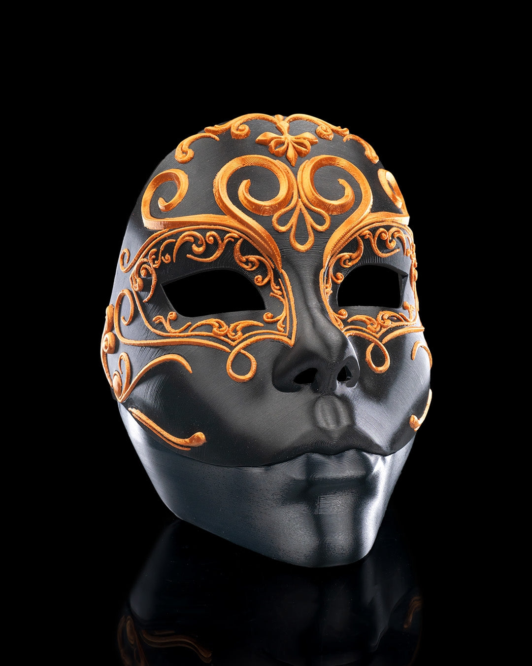 Opulent Masquerade Halloween Mask — halloween mask, view 7, 3D printed by Craft & Press