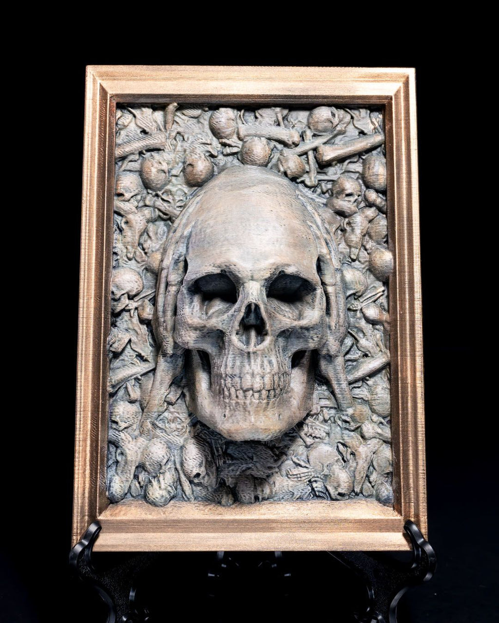 Three Wise Skulls — halloween decor, view 7, 3D printed by Craft & Press