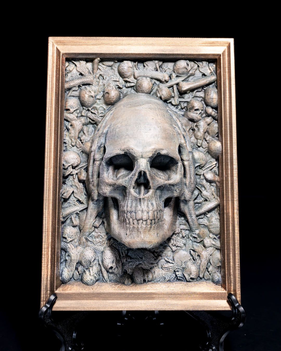 Three Wise Skulls — halloween decor, view 7, 3D printed by Craft & Press