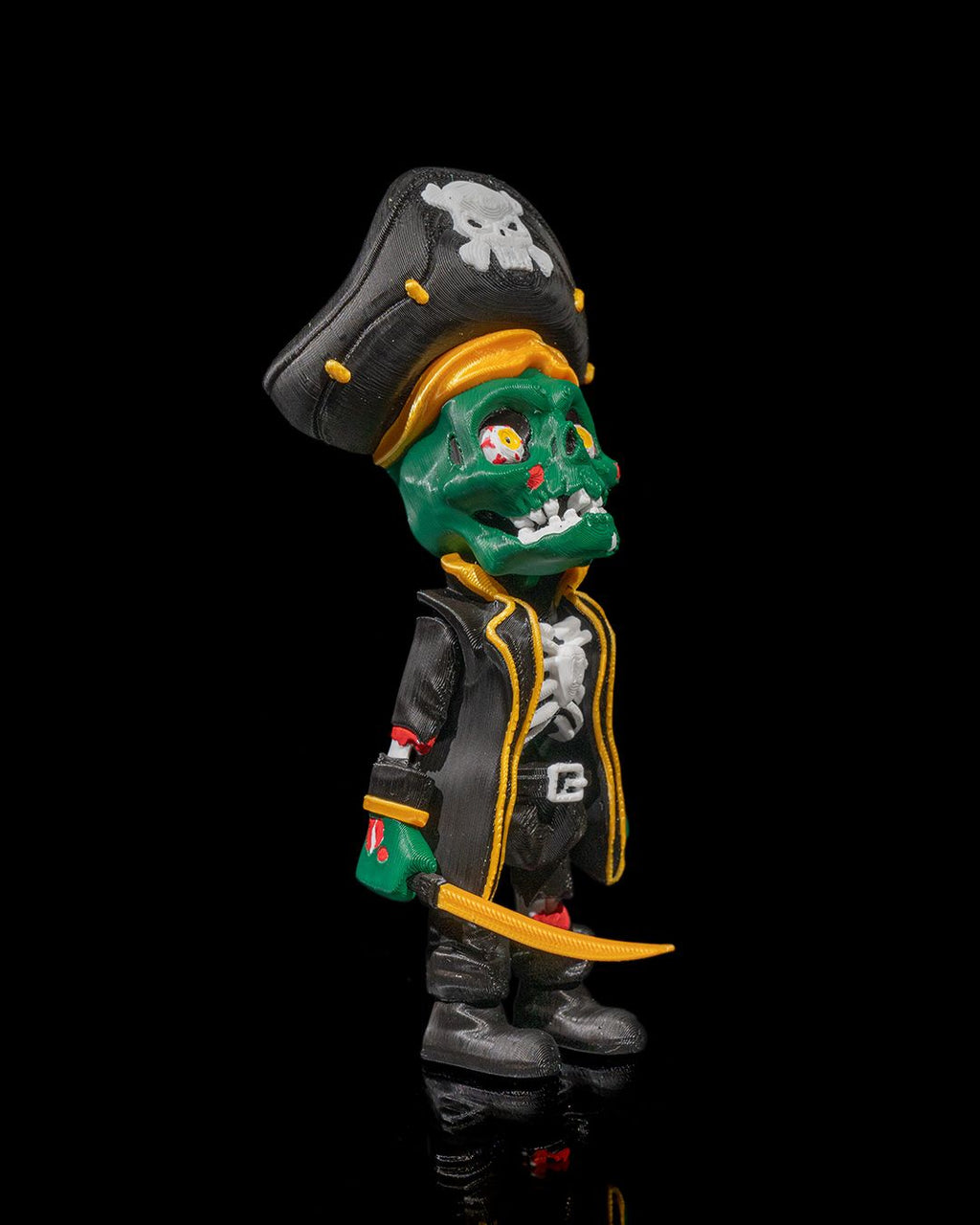 Undead Jobs - Pirate — halloween toy, view 7, 3D printed by Craft & Press