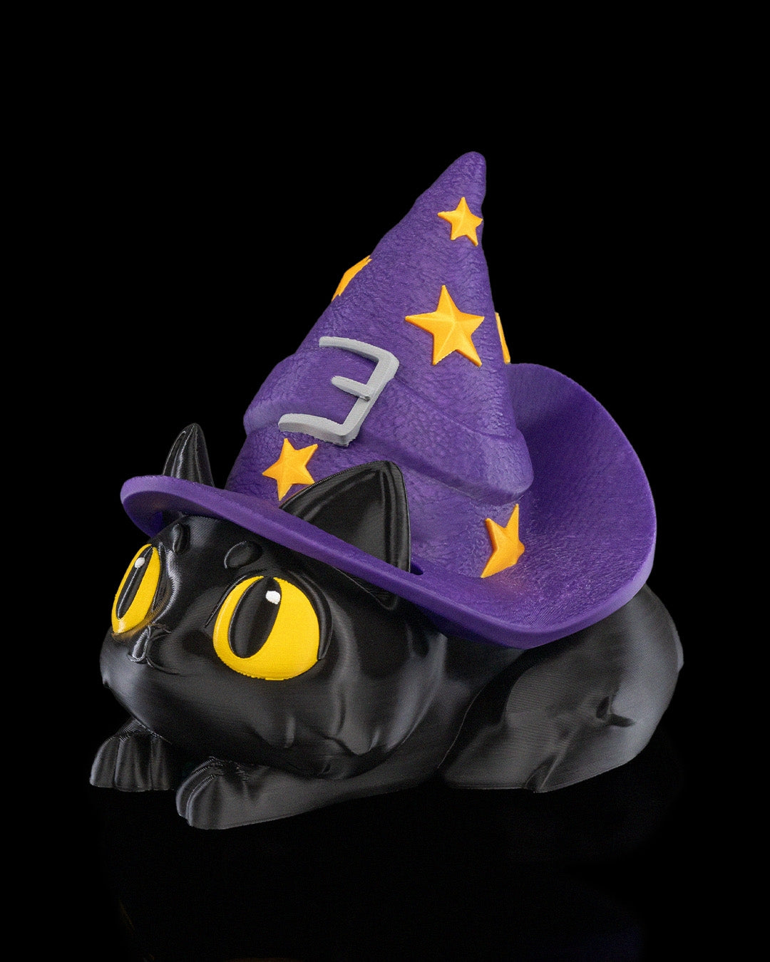 Witch Kitty Candy Holder — halloween candy holder, view 7, 3D printed by Craft & Press