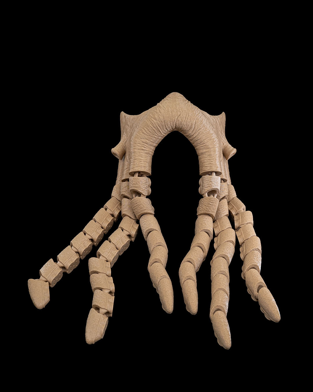 Abyssal Tentacles Halloween Mask — halloween mask, view 8, 3D printed by Craft & Press