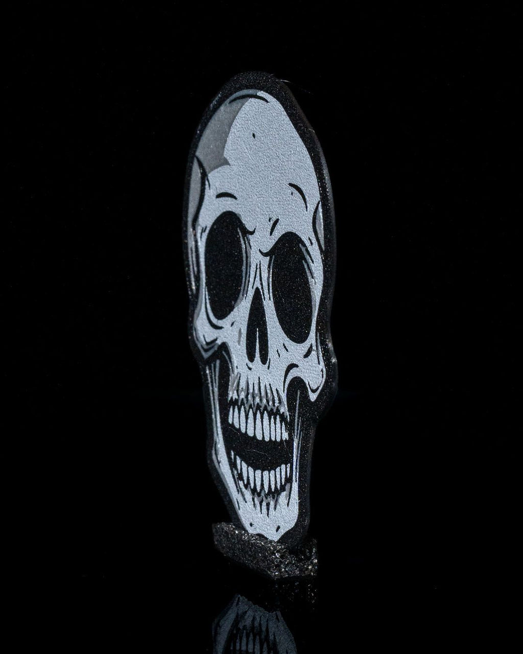 Bold Skull Coaster — halloween drinkware, view 8, 3D printed by Craft & Press