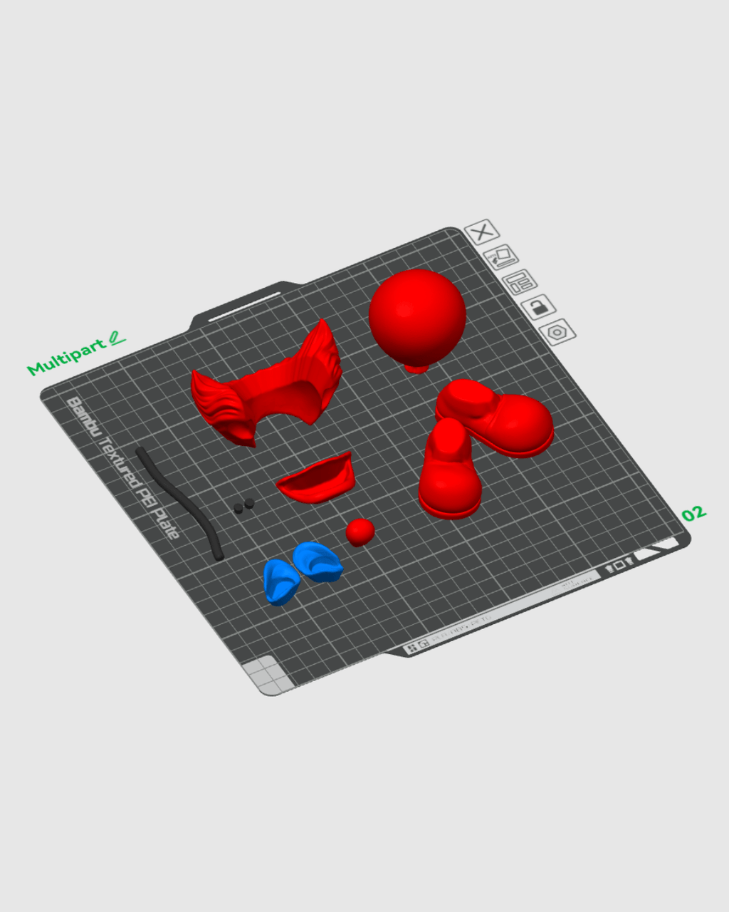 Chuckle Gore — halloween decor, view 8, 3D printed by Craft & Press