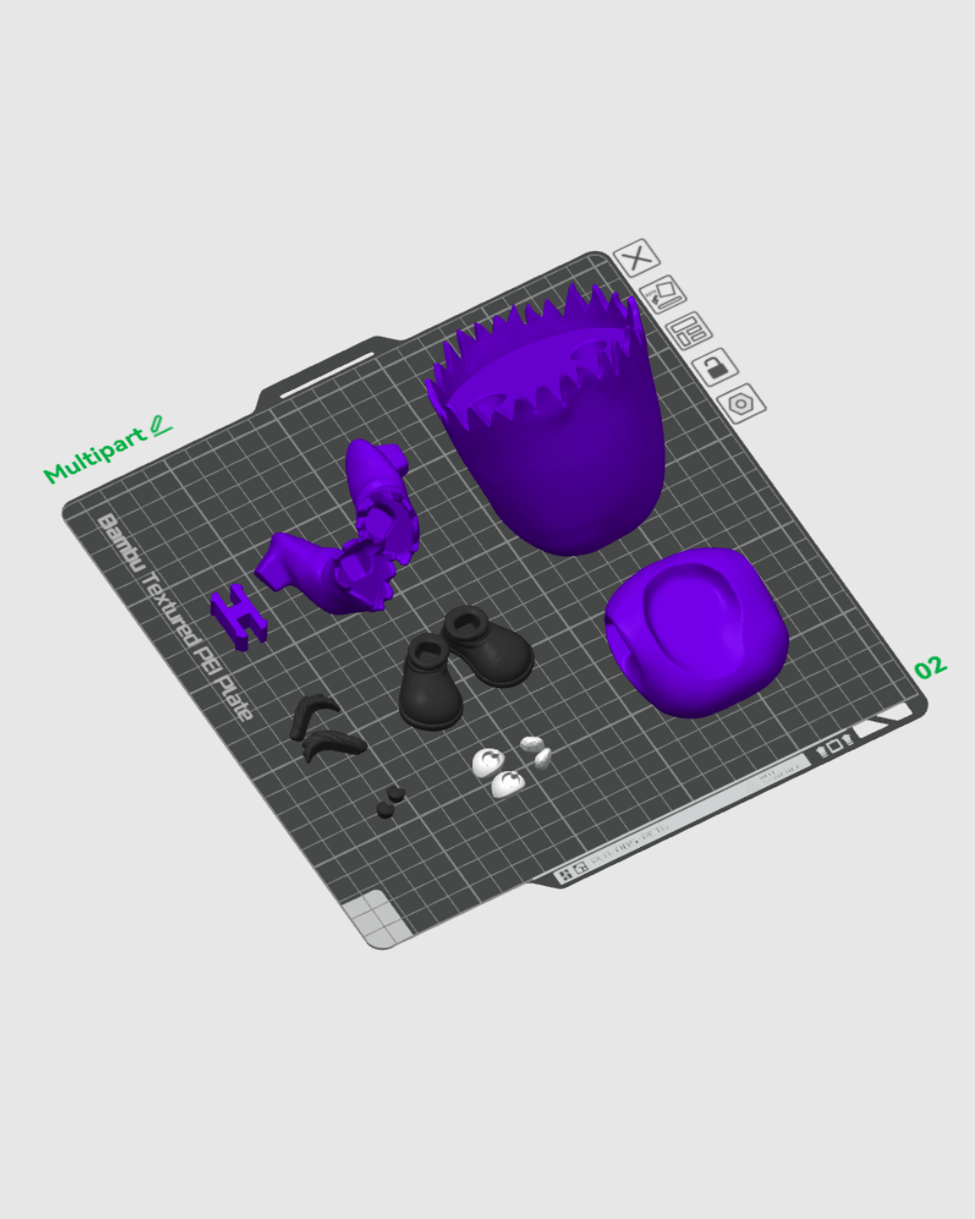 Hagatha Hex — halloween decor, view 8, 3D printed by Craft & Press