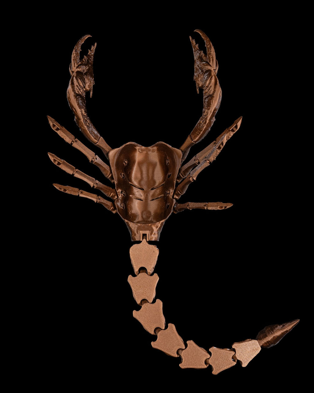 Scorpion Grasp Halloween Mask — halloween mask, view 8, 3D printed by Craft & Press