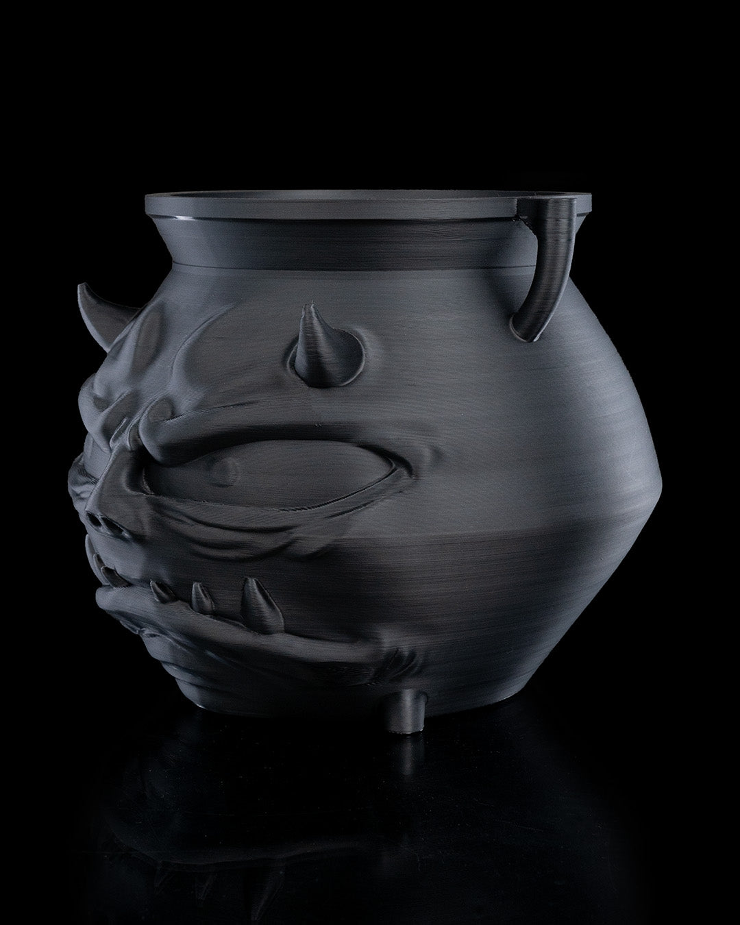 Serious Cauldron Candy Holder — halloween candy holder, view 8, 3D printed by Craft & Press