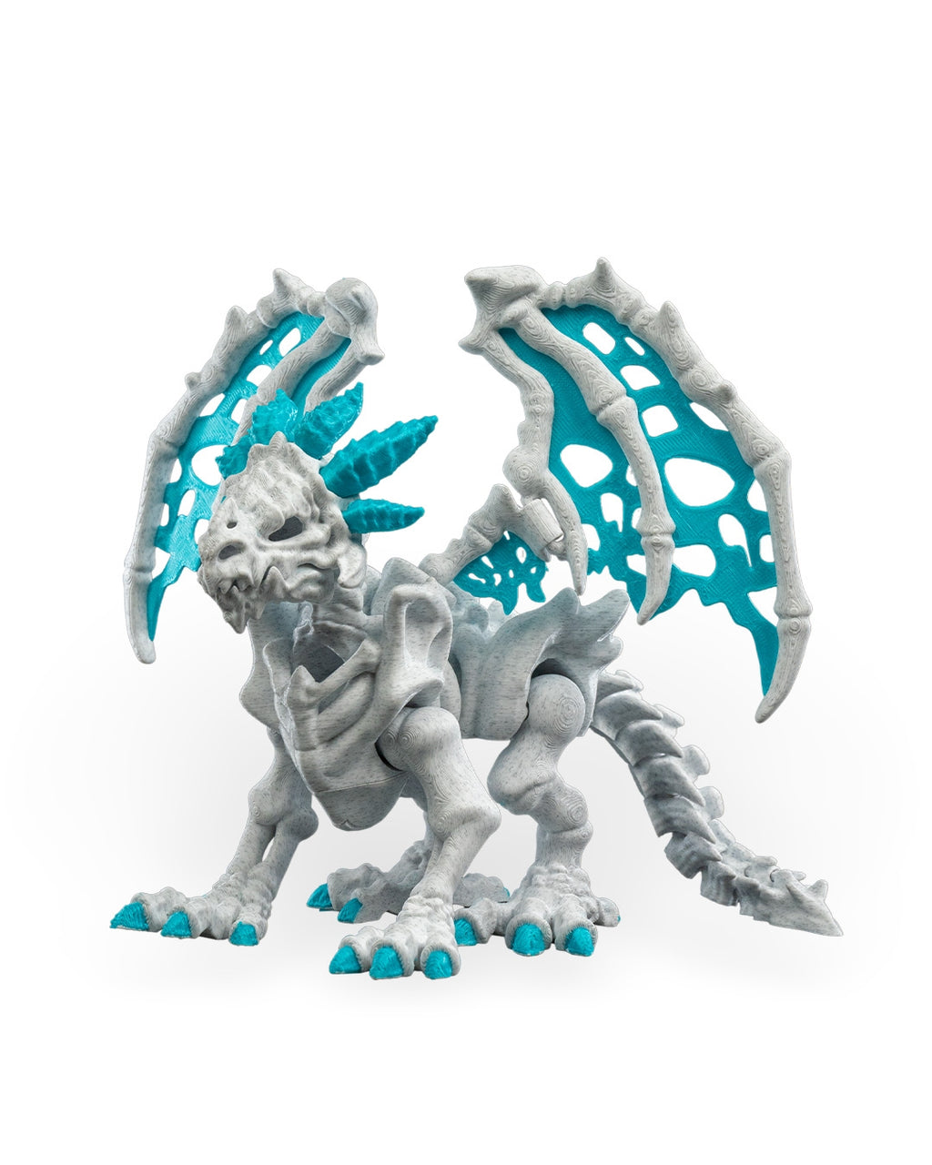 Ske-lethal dragon — halloween toy, view 8, 3D printed by Craft & Press