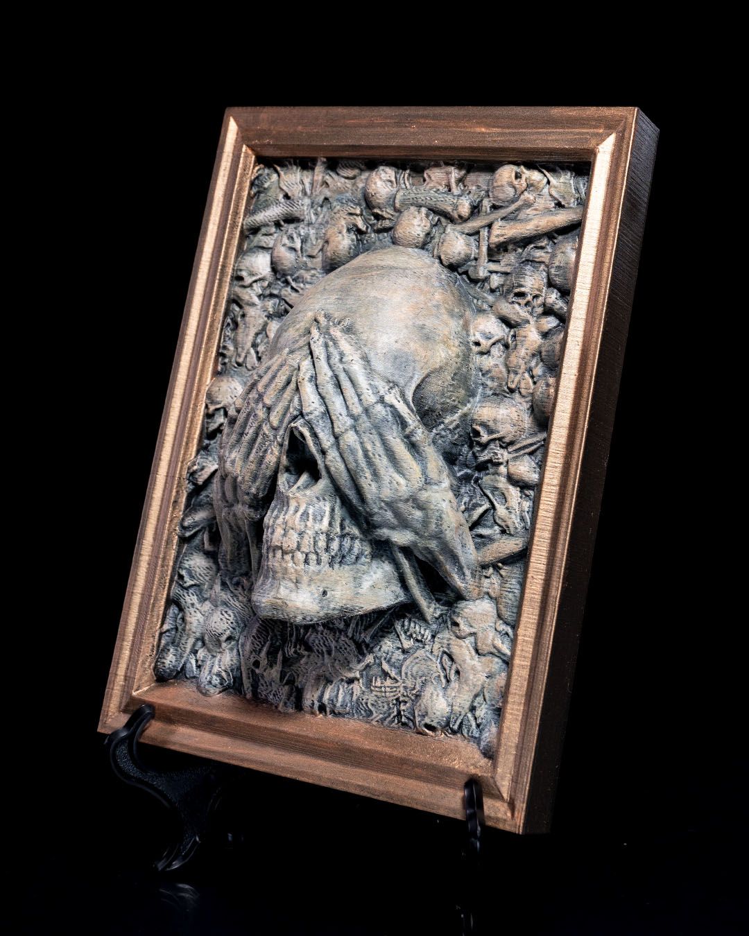 Three Wise Skulls — halloween decor, view 8, 3D printed by Craft & Press