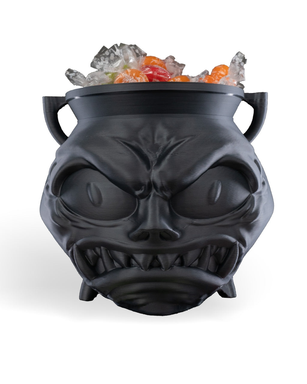 Angry Cauldron Candy Holder — halloween candy holder, view 9, 3D printed by Craft & Press
