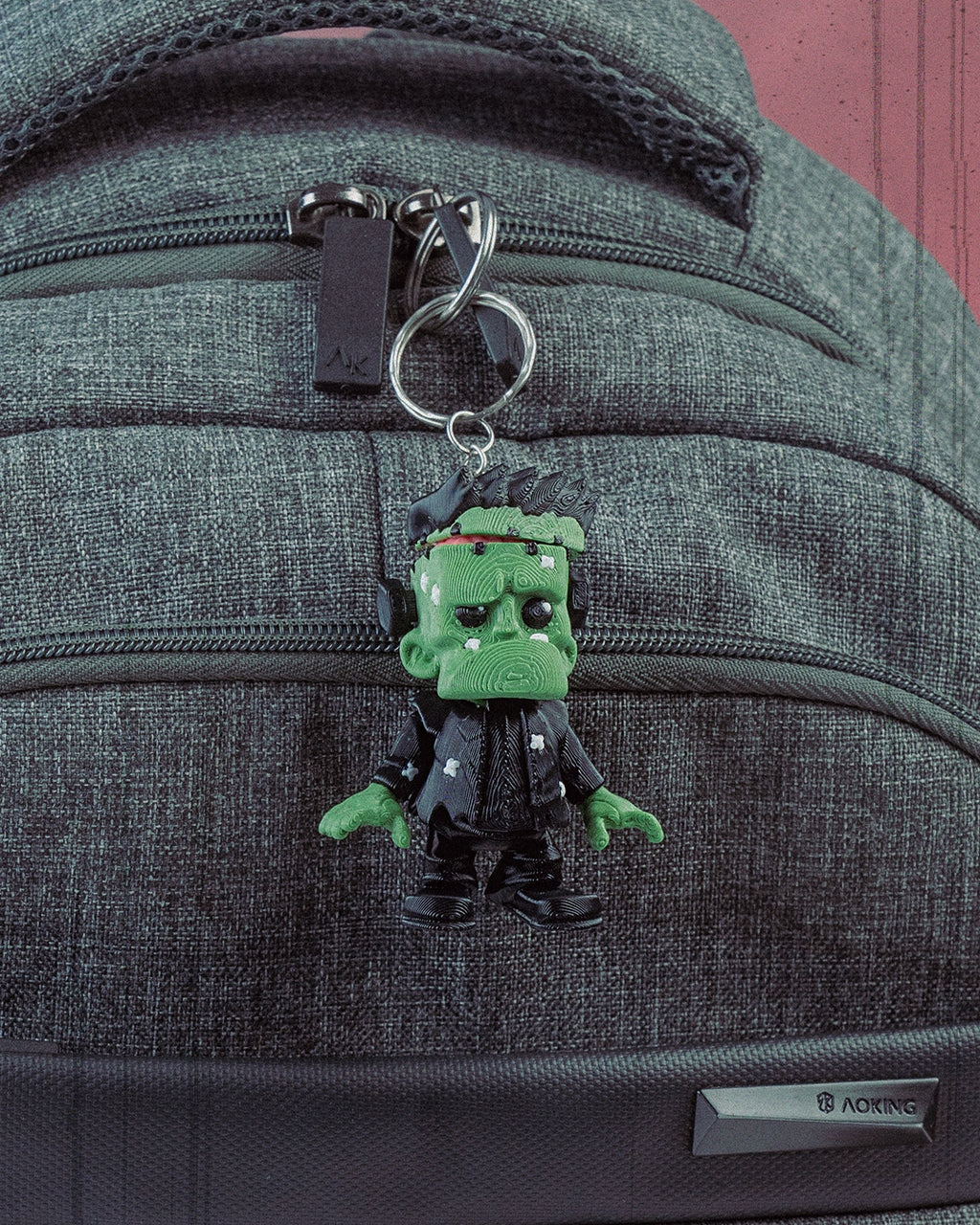 Fright Frankie — halloween toy, view 9, 3D printed by Craft & Press