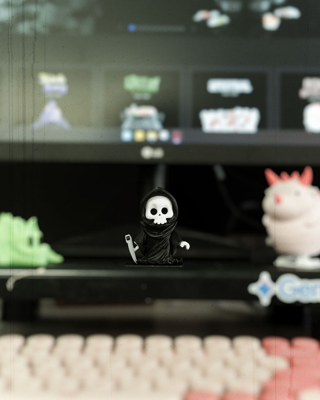 Grisly Reaper — halloween toy, view 9, 3D printed by Craft & Press