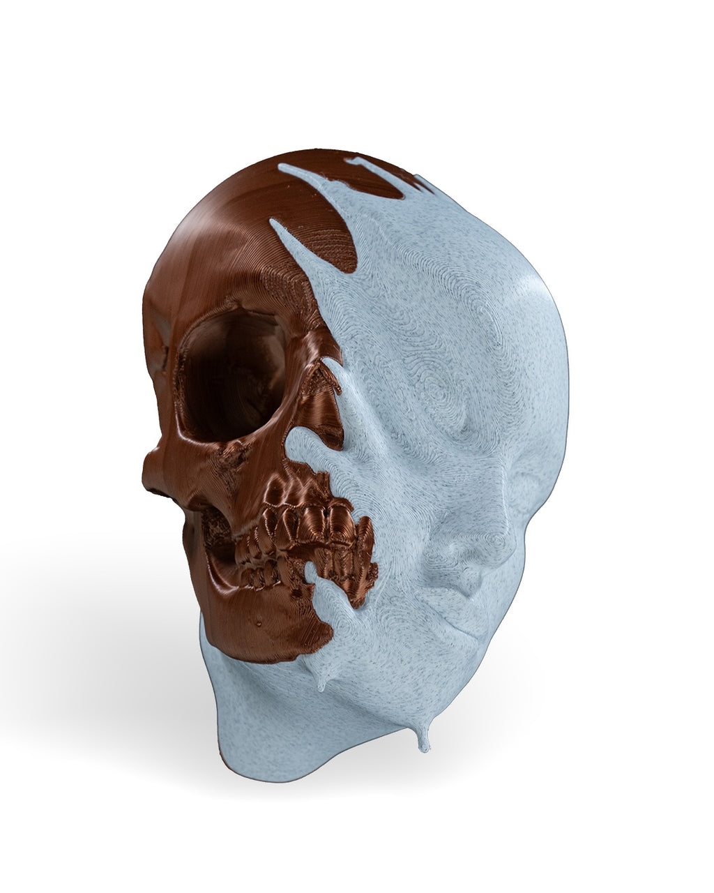 Melting Face Wall Mount — halloween wall decor, view 9, 3D printed by Craft & Press
