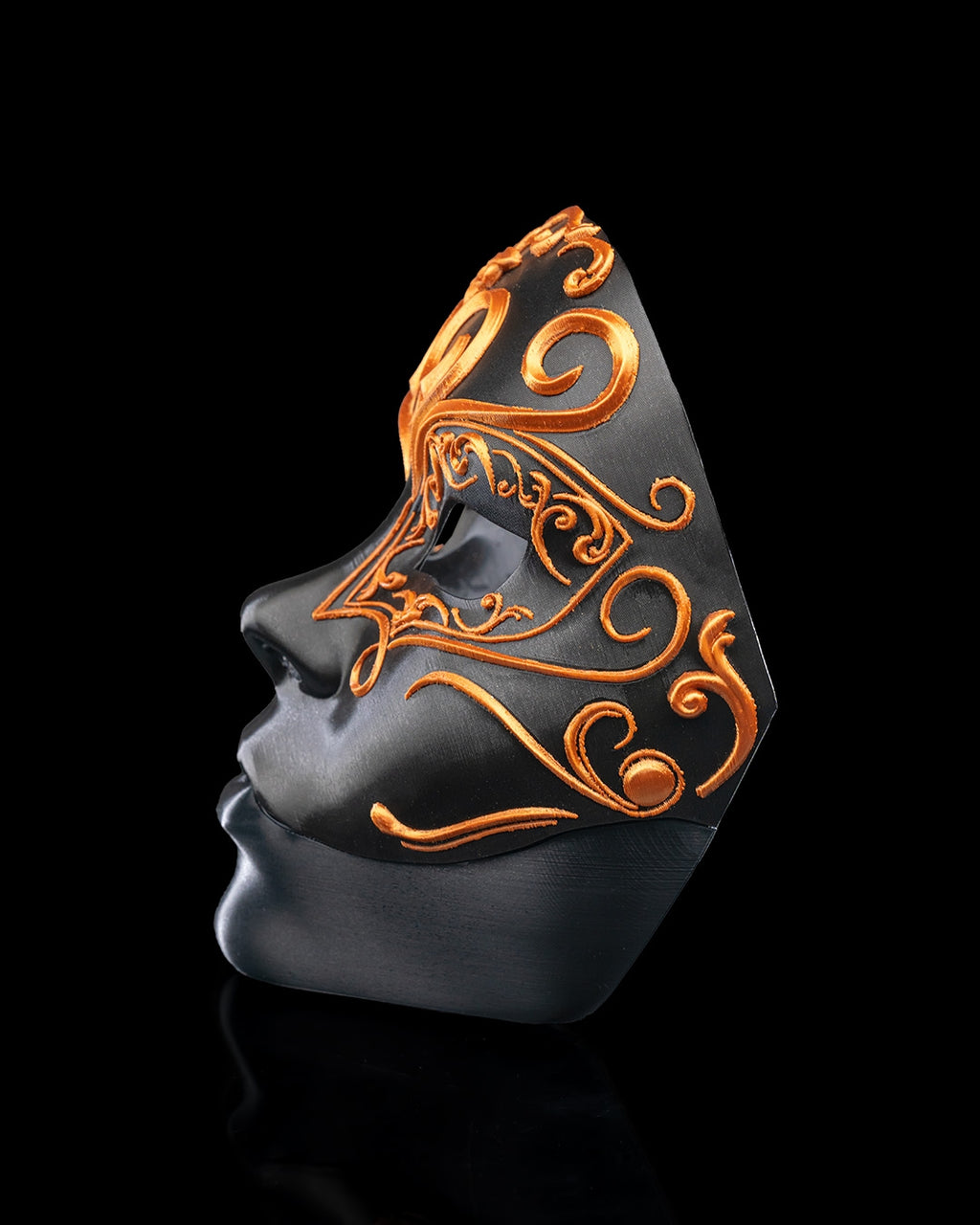 Opulent Masquerade Halloween Mask — halloween mask, view 9, 3D printed by Craft & Press