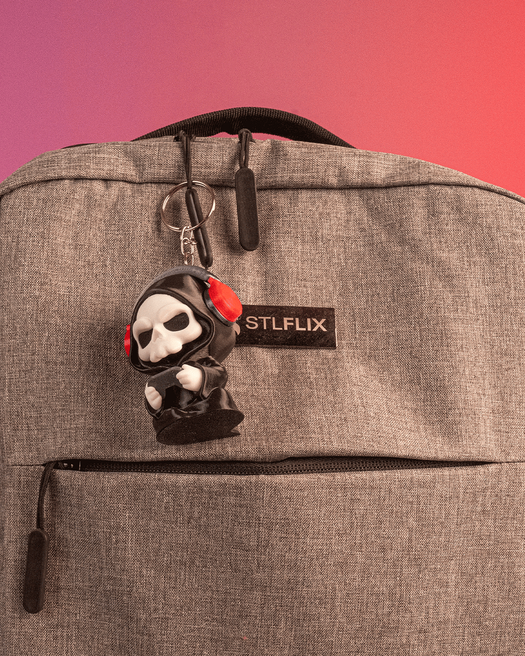 Press F — halloween toy, view 9, 3D printed by Craft & Press