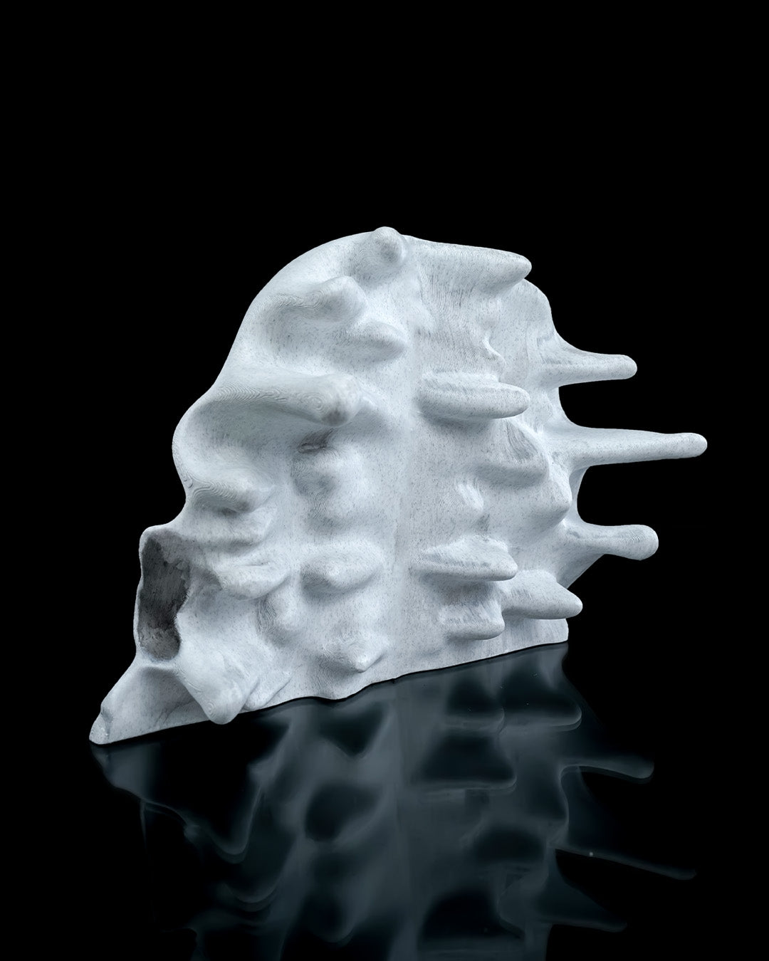 RIPped skull — halloween decor, view 9, 3D printed by Craft & Press