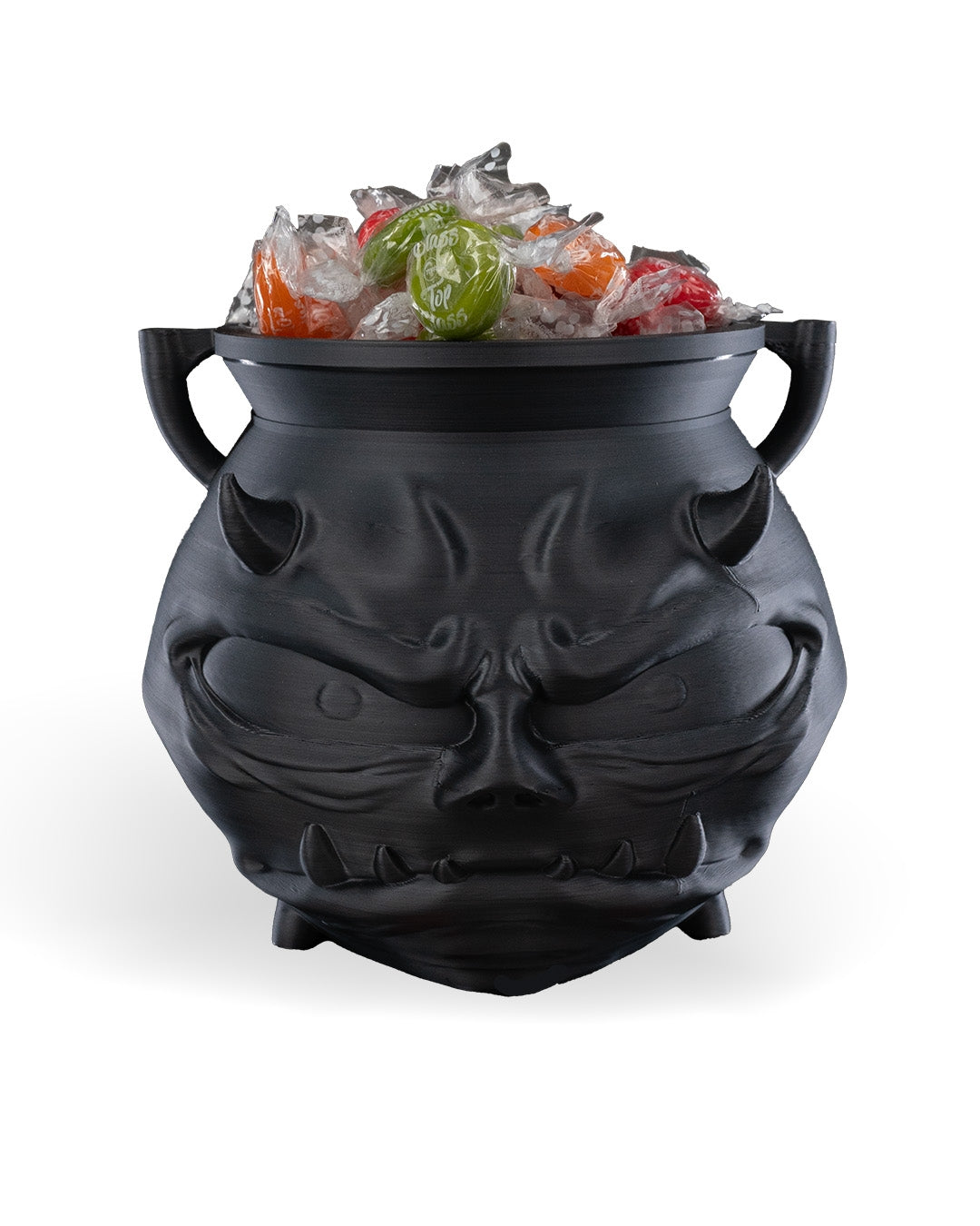 Serious Cauldron Candy Holder — halloween candy holder, view 9, 3D printed by Craft & Press