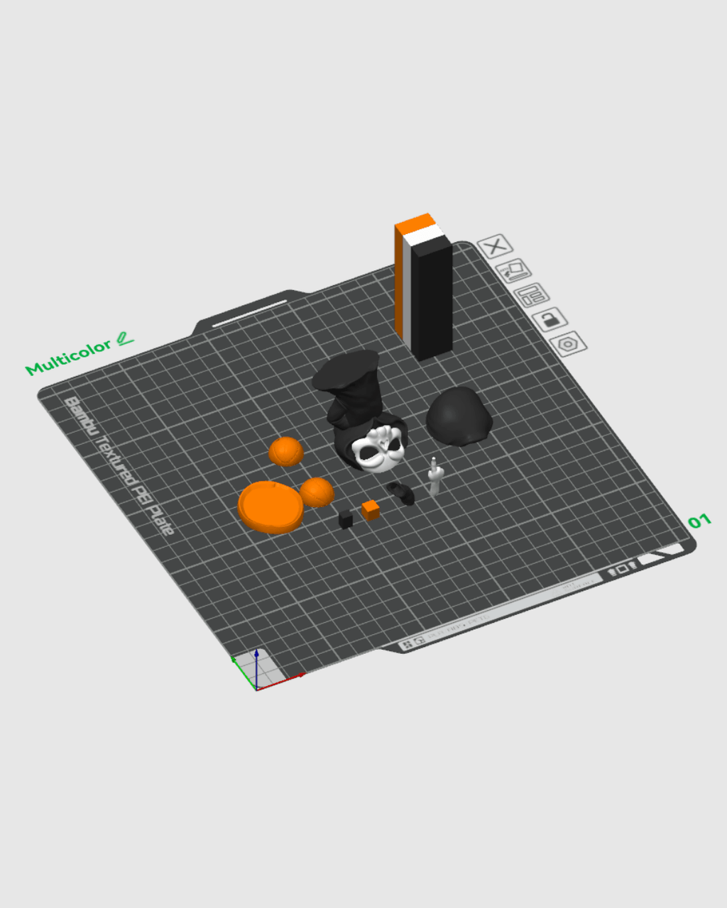 Slam Reaper — halloween toy, view 9, 3D printed by Craft & Press