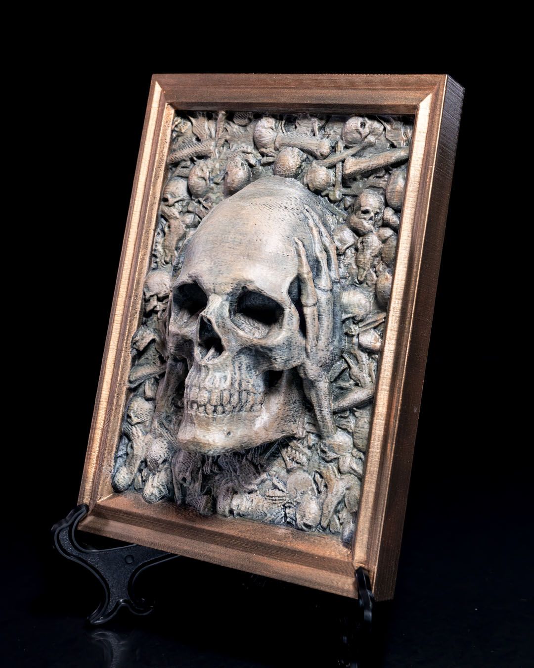 Three Wise Skulls — halloween decor, view 9, 3D printed by Craft & Press