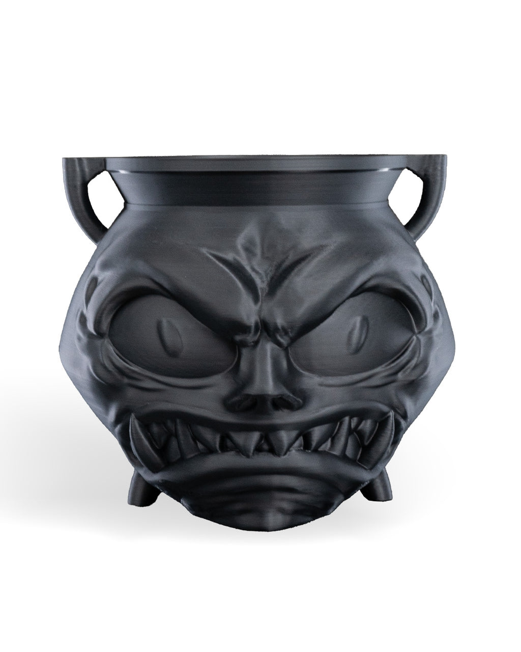 Angry Cauldron Candy Holder — halloween candy holder, view 10, 3D printed by Craft & Press
