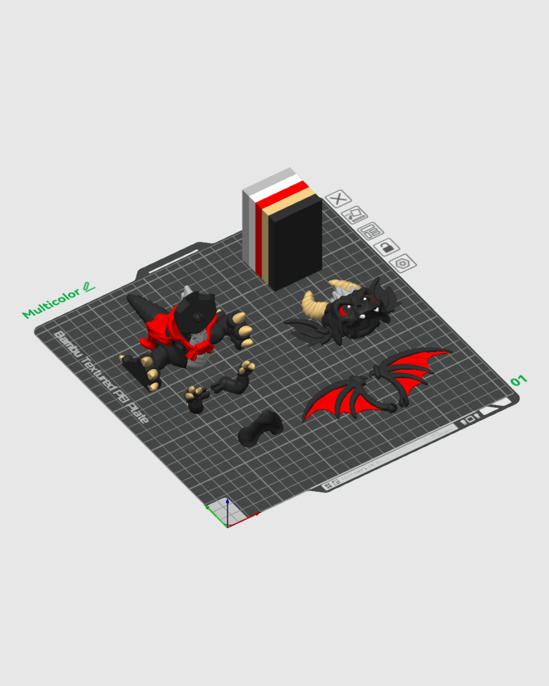 Night Fang — halloween toy, view 10, 3D printed by Craft & Press