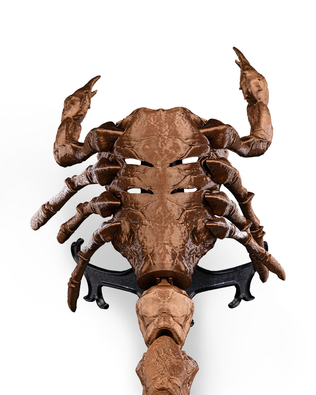 Scorpion Grasp Halloween Mask — halloween mask, view 10, 3D printed by Craft & Press