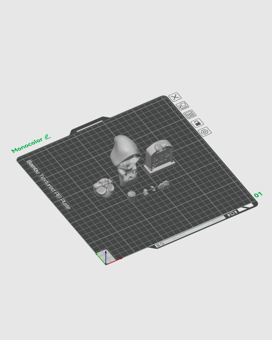 Sweet Rest — halloween toy, view 10, 3D printed by Craft & Press
