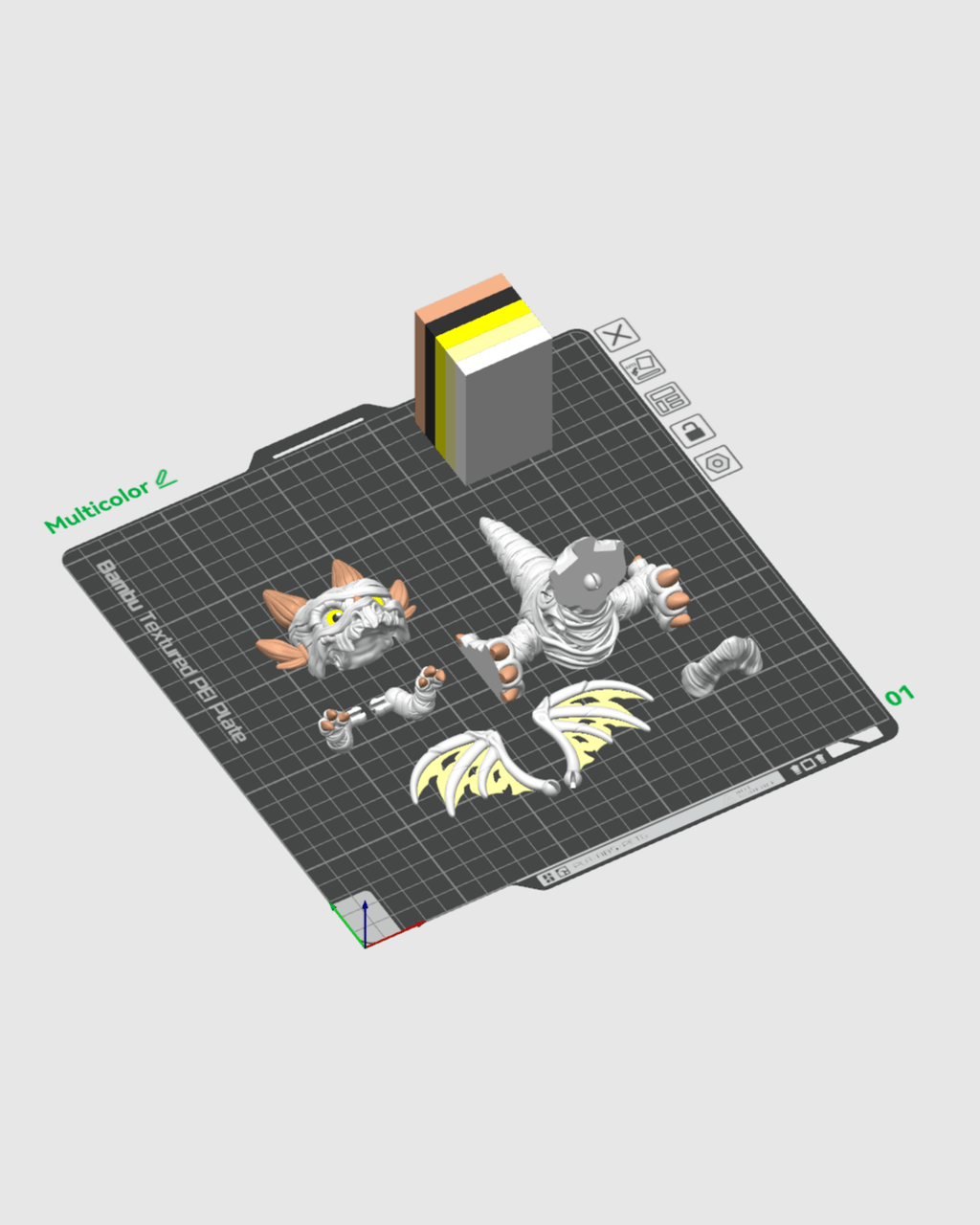 The Wrapped — halloween toy, view 10, 3D printed by Craft & Press