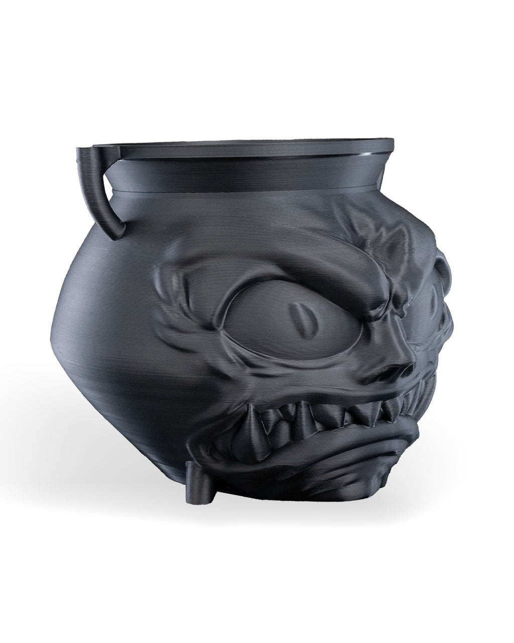 Angry Cauldron Candy Holder — halloween candy holder, view 11, 3D printed by Craft & Press
