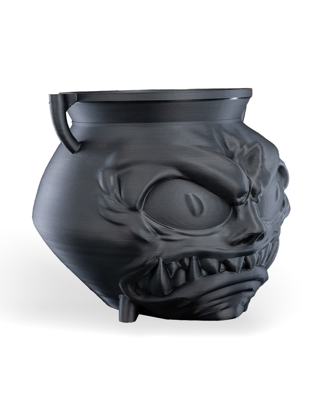 Angry Cauldron Candy Holder — halloween candy holder, view 11, 3D printed by Craft & Press