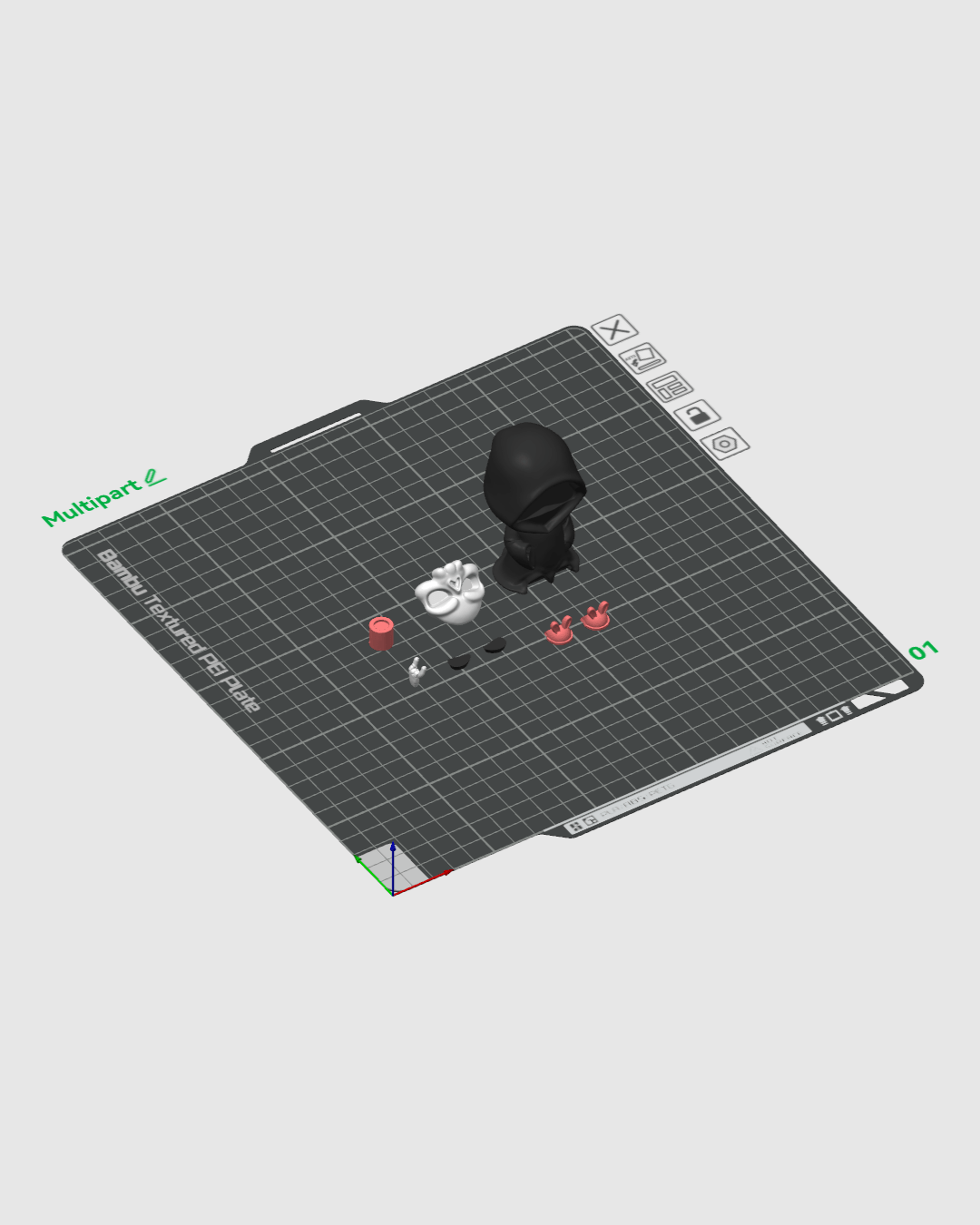Coffin Break — halloween toy, view 11, 3D printed by Craft & Press
