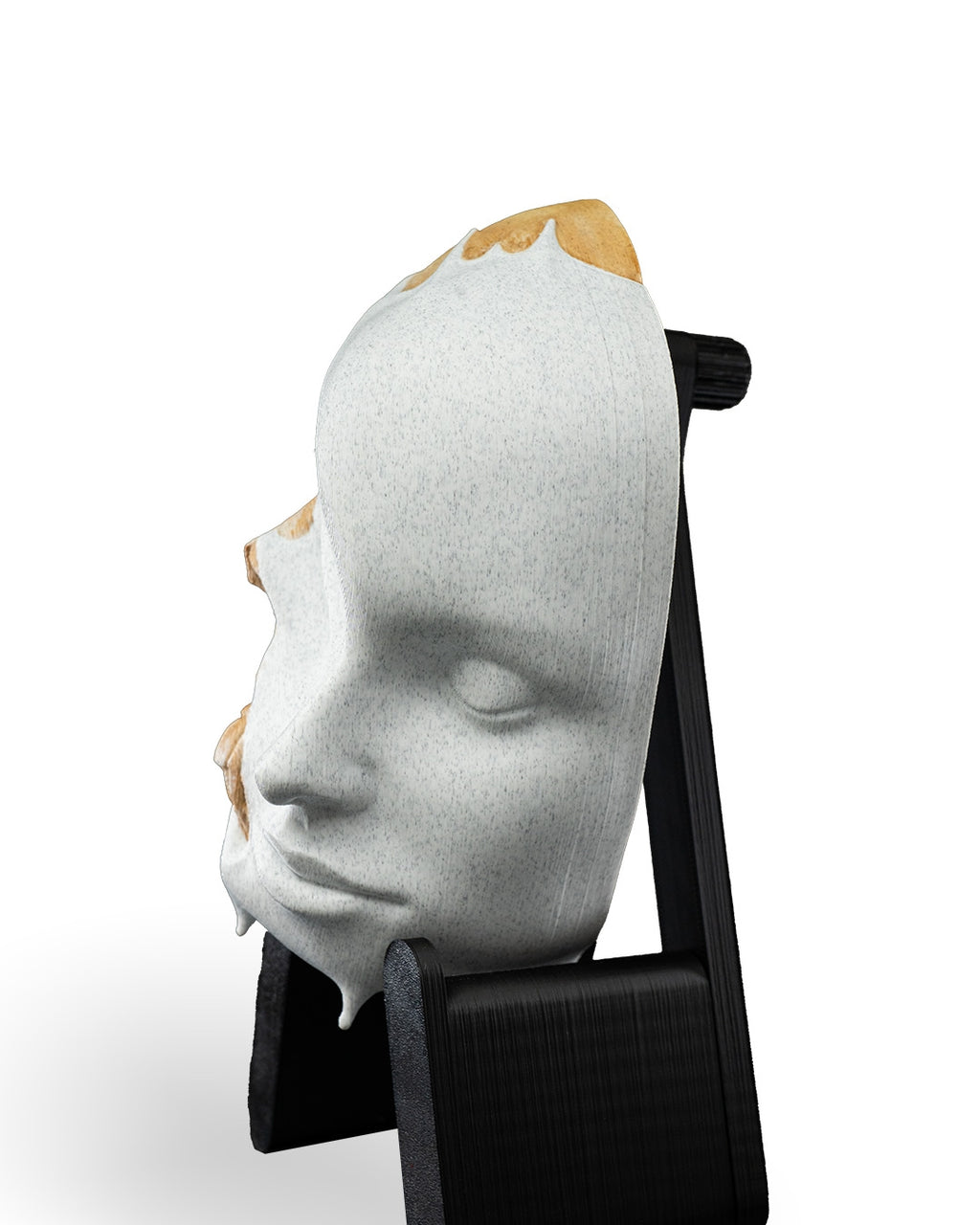Melting Face Wall Mount — halloween wall decor, view 11, 3D printed by Craft & Press