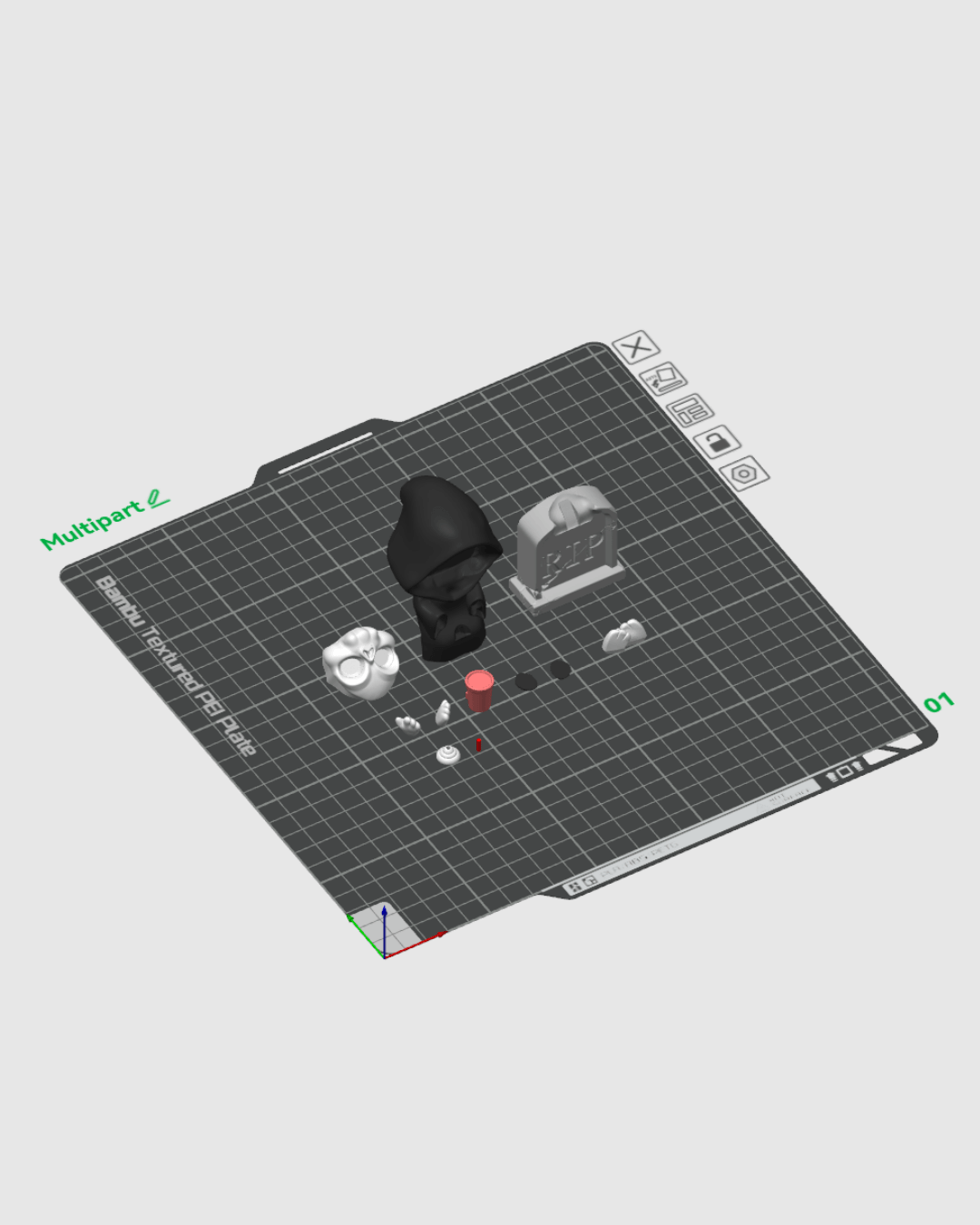 Sweet Rest — halloween toy, view 11, 3D printed by Craft & Press