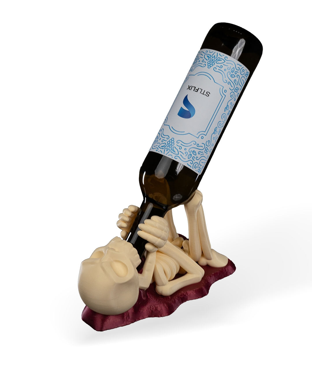All Spine no Whine Wine Holder — halloween drinkware, view 12, 3D printed by Craft & Press