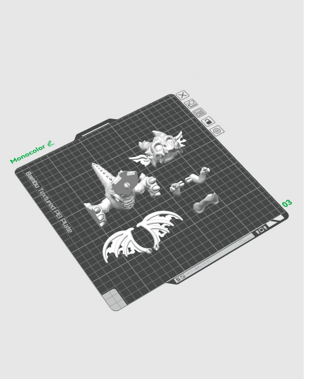 The Restless — halloween toy, view 12, 3D printed by Craft & Press