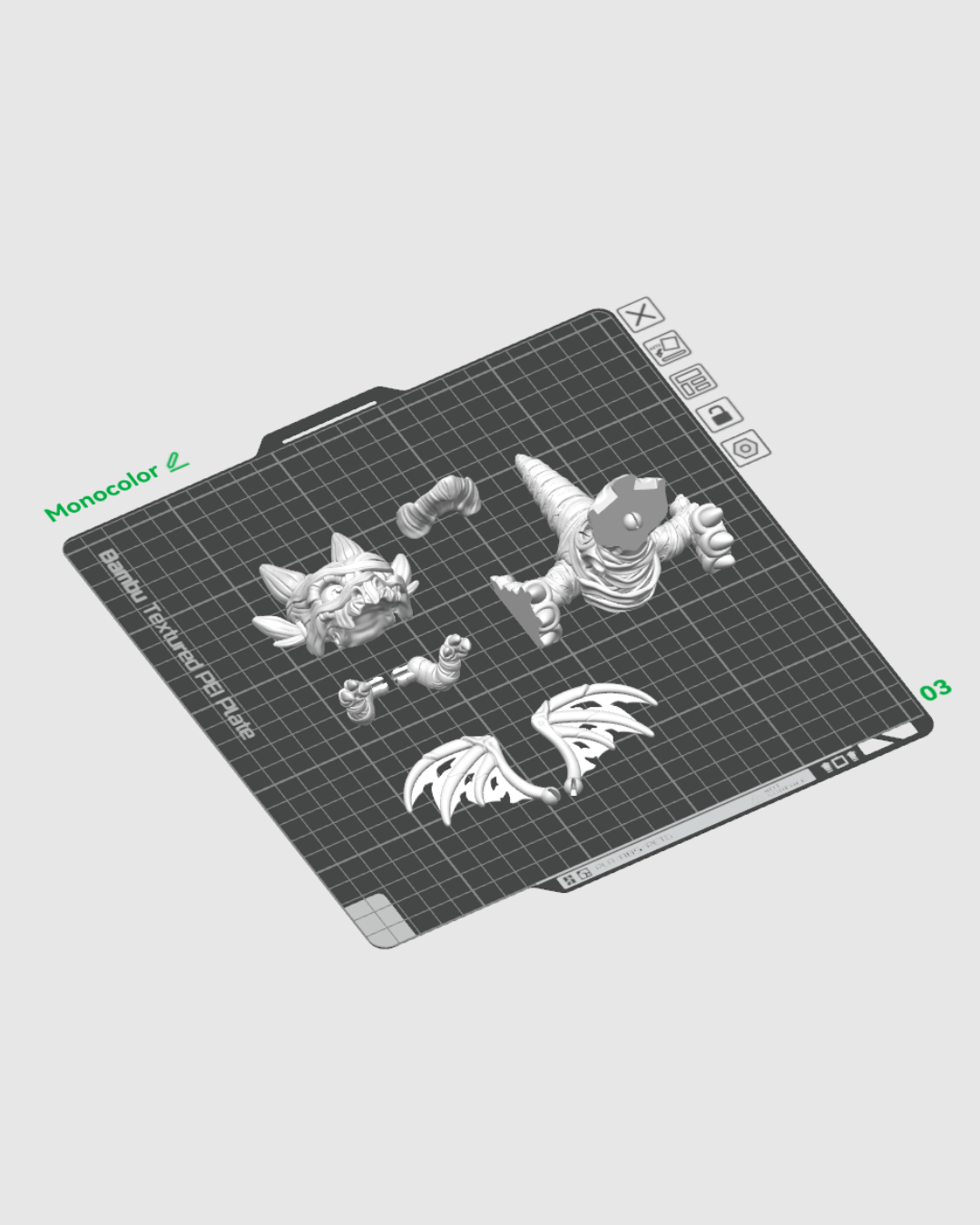 The Wrapped — halloween toy, view 12, 3D printed by Craft & Press
