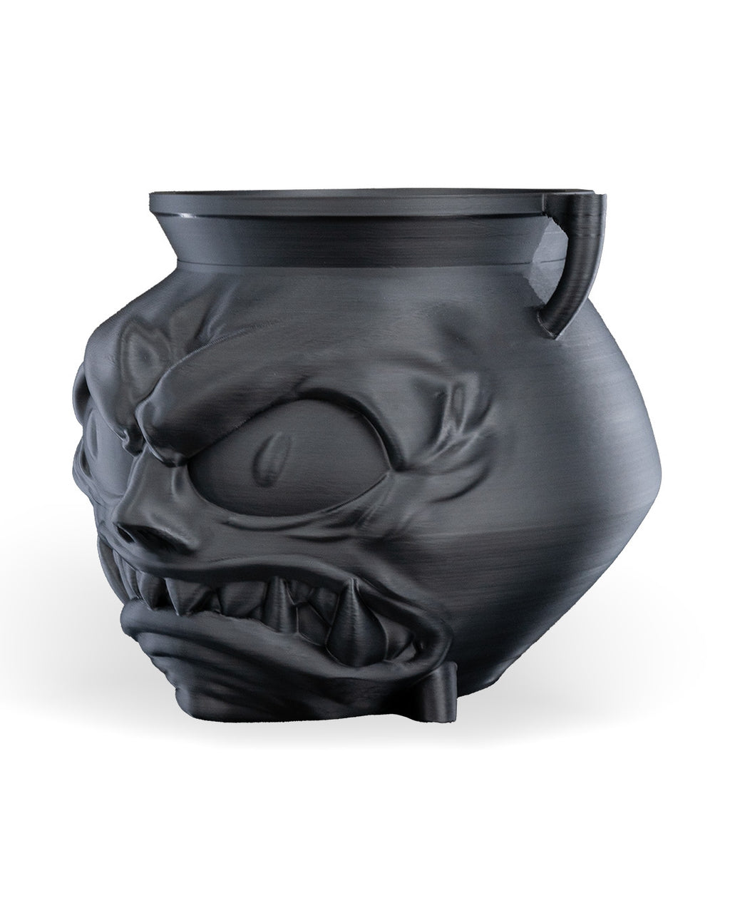 Angry Cauldron Candy Holder — halloween candy holder, view 13, 3D printed by Craft & Press