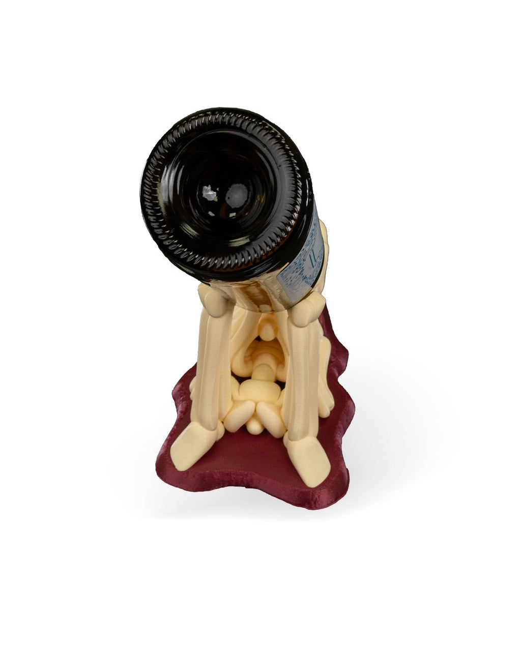All Spine no Whine Wine Holder — halloween drinkware, view 14, 3D printed by Craft & Press