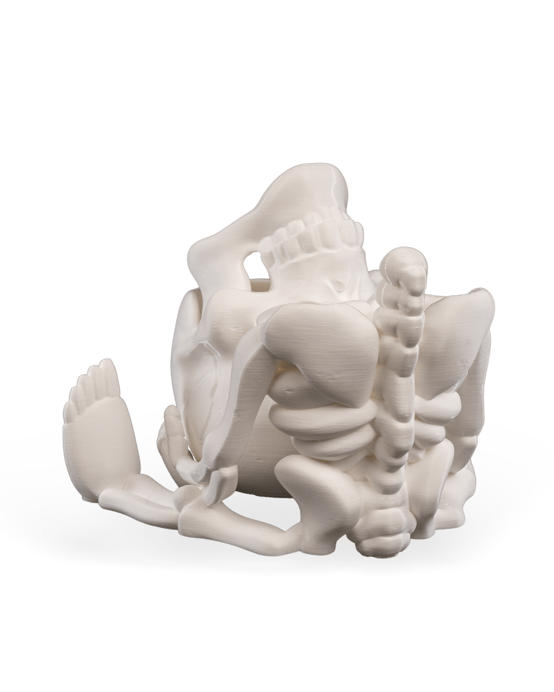Crani-yum Candy Holder — halloween candy holder, view 14, 3D printed by Craft & Press