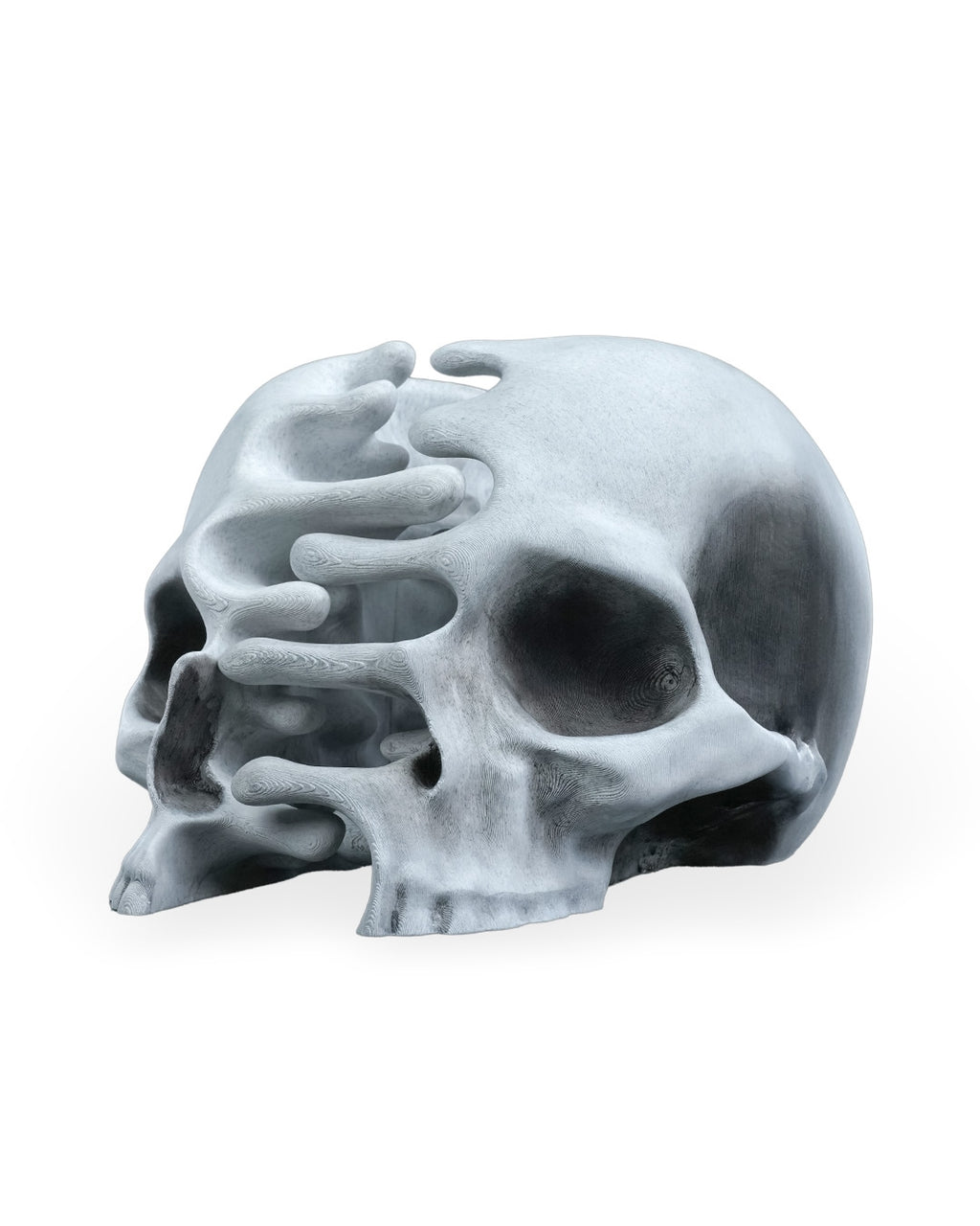 RIPped skull — halloween decor, view 14, 3D printed by Craft & Press