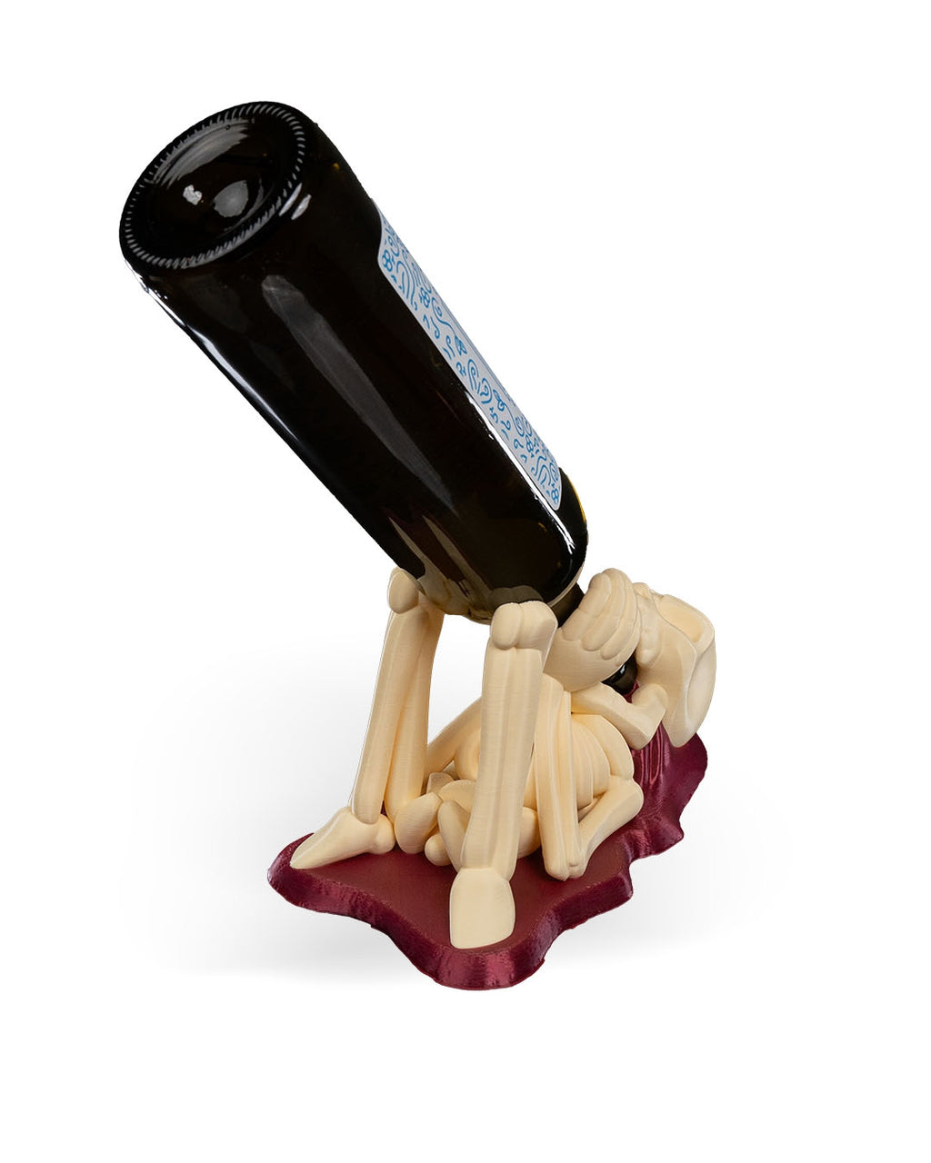 All Spine no Whine Wine Holder — halloween drinkware, view 15, 3D printed by Craft & Press