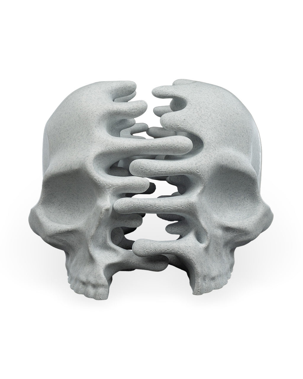 RIPped skull — halloween decor, view 20, 3D printed by Craft & Press