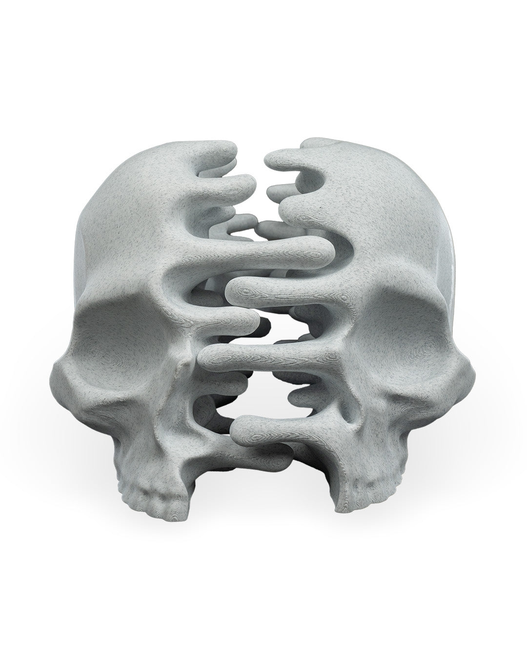 RIPped skull — halloween decor, view 20, 3D printed by Craft & Press
