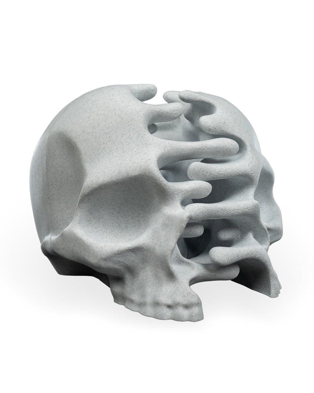 RIPped skull — halloween decor, view 21, 3D printed by Craft & Press