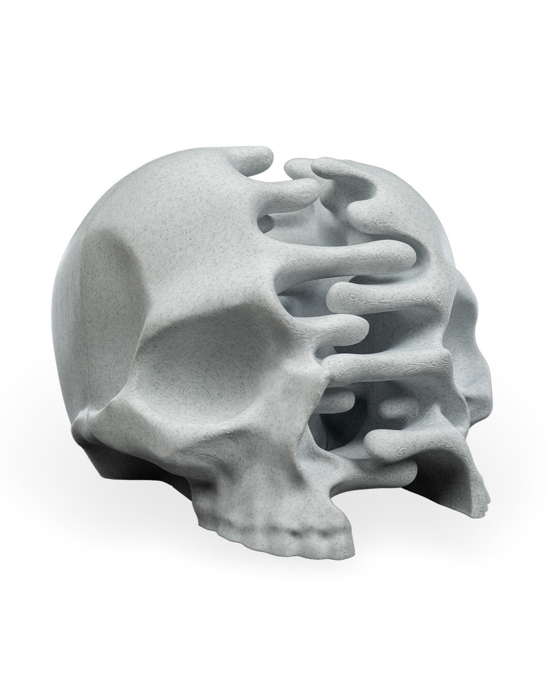 RIPped skull — halloween decor, view 21, 3D printed by Craft & Press