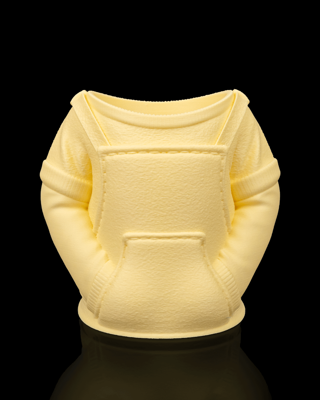 Apron Can Holder — 3D printed can holder, close-up of the finish